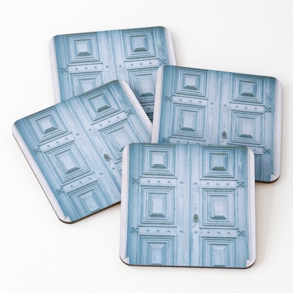 Item preview, Travel Photography-Door-Morocco-Gateway-Light Blue-Blue-Number-House designed and sold by TessAndre.