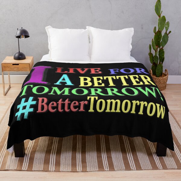 Item preview, "BETTER TOMORROW" Cute Design. Buy Now designed and sold by Health And Fitness Posts e-Store.