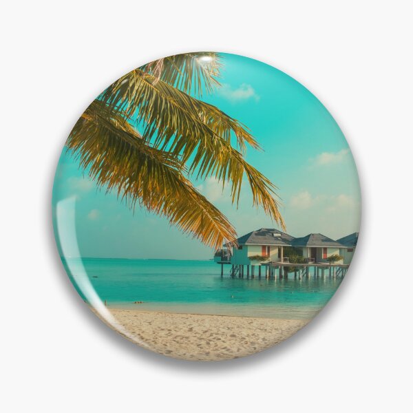 Item preview, Blue Waters Coconut Trees Near the Seashore designed and sold by Lin Store.