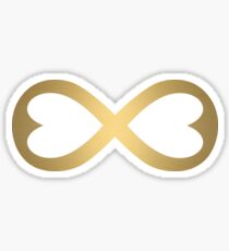 Infinito gold Sticker