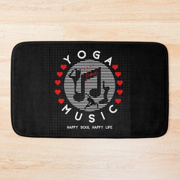 Item preview, Yoga time quote,Yoga Time and Music,Happy Soul Happy life designed and sold by behappysiempre.
