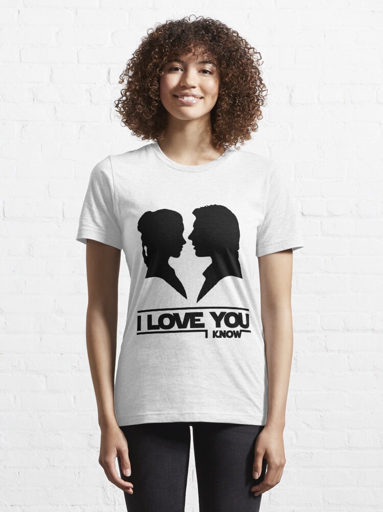 I Love / I Know" Essential T-Shirt for Sale by Davide Visco Redbubble