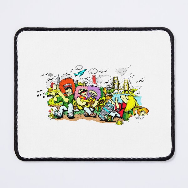 Item preview, Clamkin Family Cartoon Characters Jamming in San Francisco Golden Gate Park designed and sold by Bruce Ingrassia.