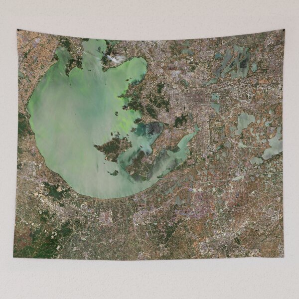 Item preview, Lake Tai, China from space designed and sold by Raureif.
