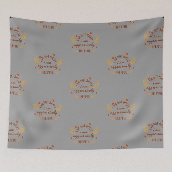 Item preview, i am not bossy i am aggressively helpful - funny bossy humor -  i am aggressively helpful designed and sold by ZAKARIA-TCH.