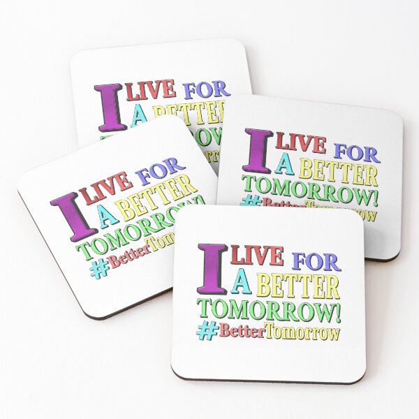 Item preview,  "BETTER TOMORROW" Cute Design. Buy Now designed and sold by Health And Fitness Posts e-Store.