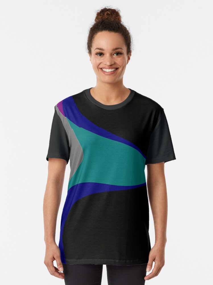 Alternate view of Groovy Abstract 210 Graphic T-Shirt