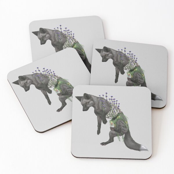 Item preview, Floral Pearl Fox designed and sold by SinnAkerri.