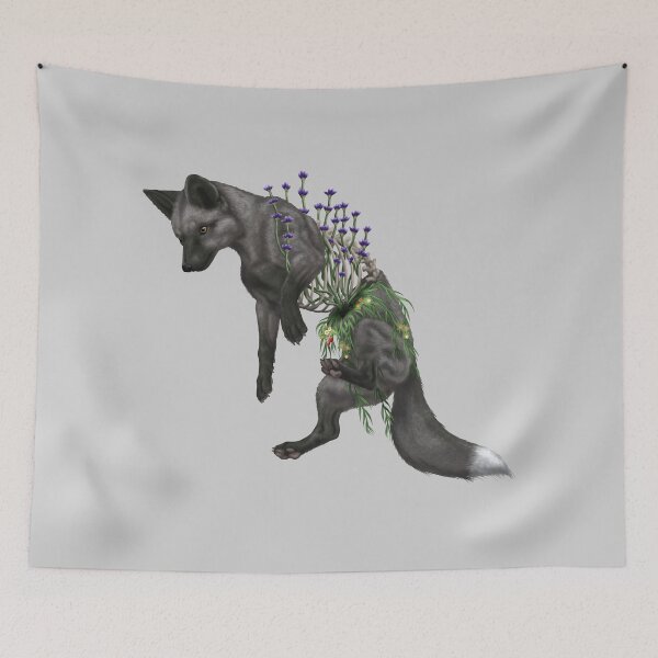 Item preview, Floral Pearl Fox designed and sold by SinnAkerri.