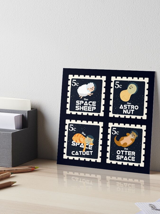 Space Animals Stamp, Funny Gift Ideas