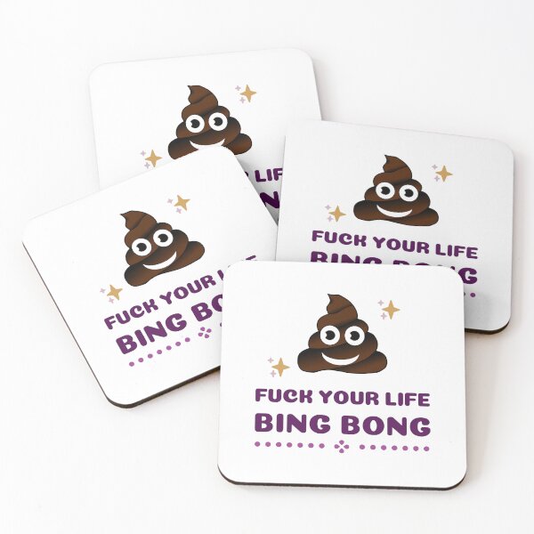 Item preview, Fu*k your life bing bong - BingBong Meme | Funny Tiktok Meme designed and sold by Delandor.