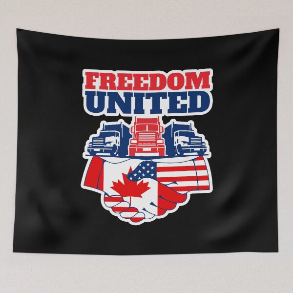 Item preview, Freedom Convoy 2022 Canada USA Truckers designed and sold by Maria Garcia.