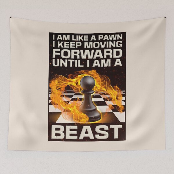 Item preview, Motivational chess quote for chess lovers designed and sold by itisjakob.