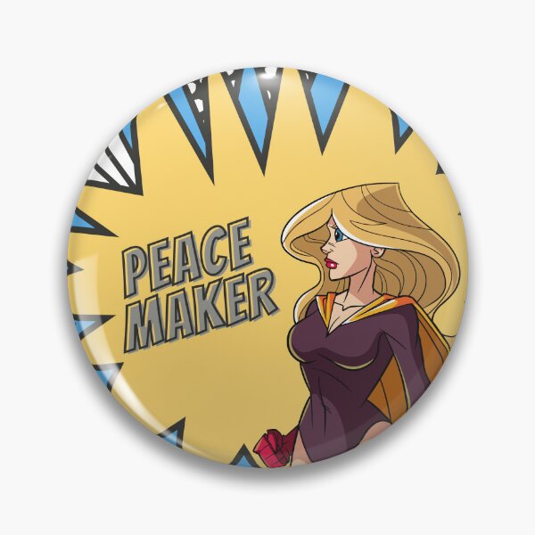 Item preview, Peace Maker - Cartoon and Comic Lovers Colorful and Powerful Super Heroine designed and sold by JoyTop.