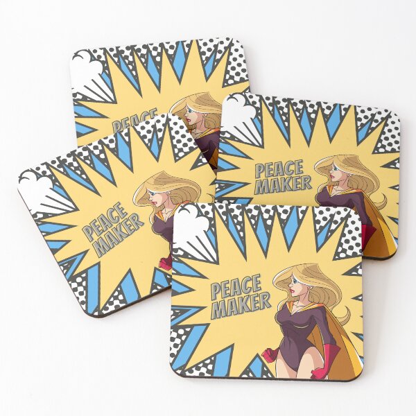 Item preview, Peace Maker - Cartoon and Comic Lovers Colorful and Powerful Super Heroine designed and sold by JoyTop.
