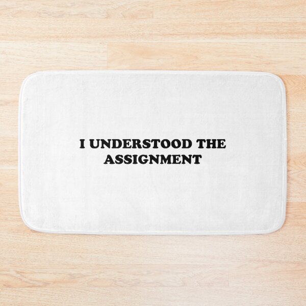 Item preview, I understood the assignment designed and sold by Ralu04.