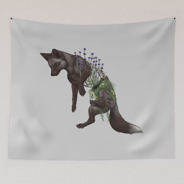 Item preview, Floral Burgundy Fox designed and sold by SinnAkerri.