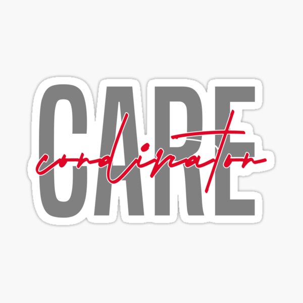 care-coordinator-an-awesome-design-in-gray-and-red-cute-gift-for-care-coordinators-sticker