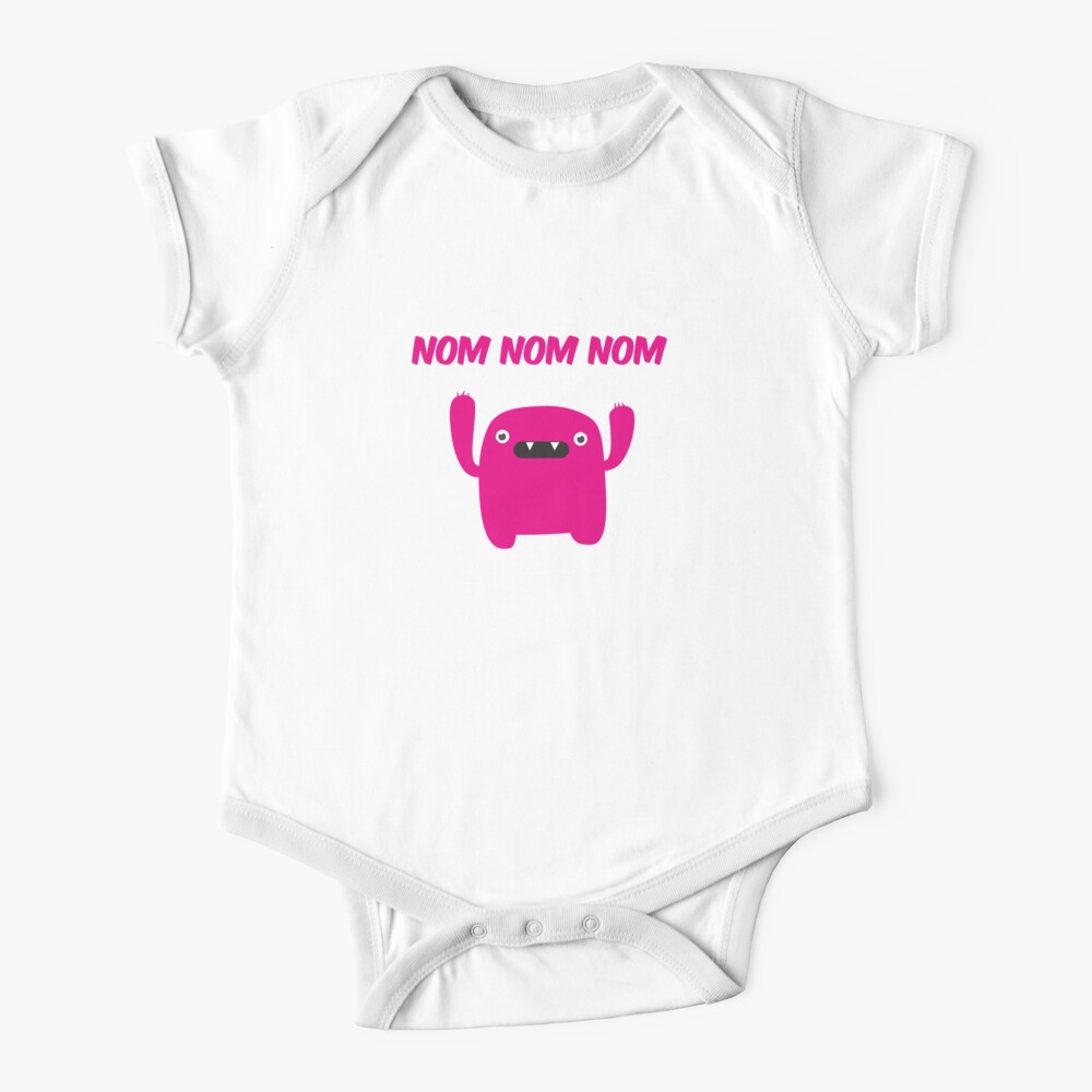 Body Para Bebe Divertido Y Lindo Om Nom Nom Nom Monster De Badbugs Redbubble