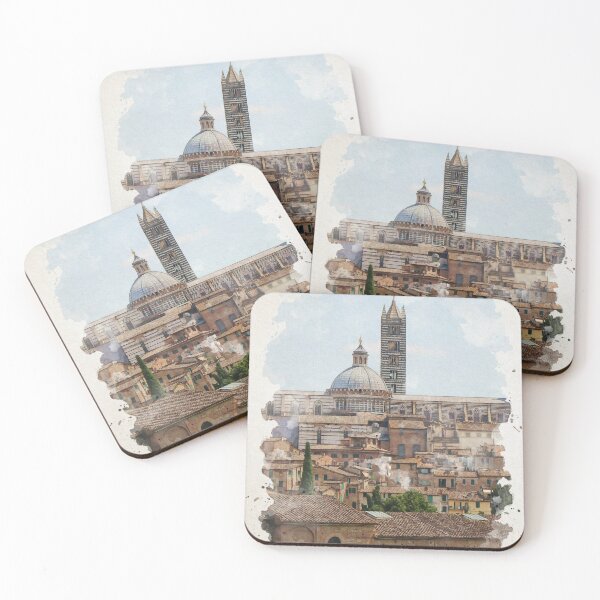 Item preview, Siena Italy Watercolor Art designed and sold by Blok45.