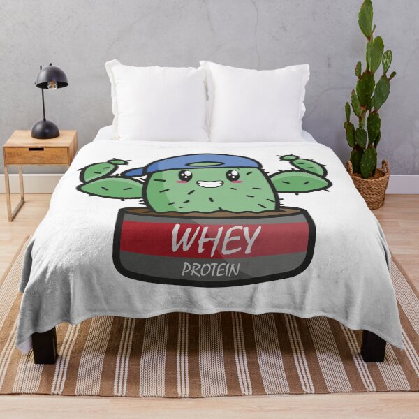 Item preview, Cute Muscle Cactus In Whey Protein - Bodybuilding, Strongman, Powerlifting, Weightlifting, Fitness designed and sold by BarbellProject.