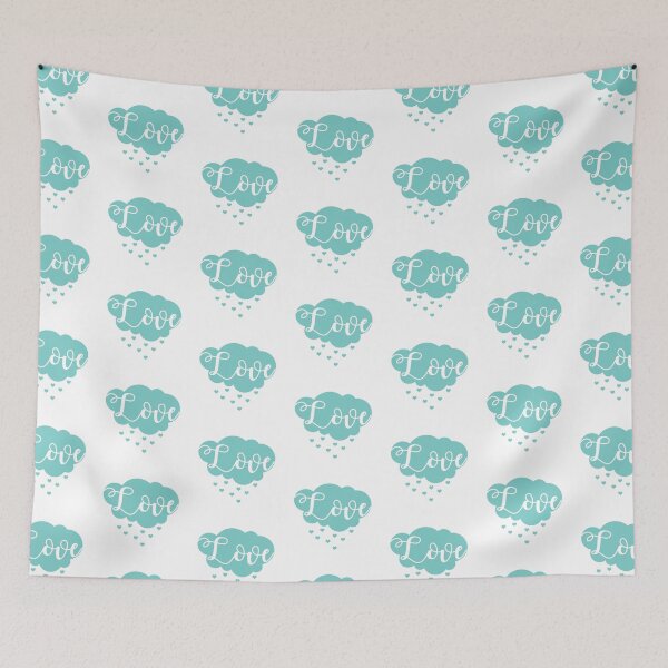 Item preview, Love Cloud with Hearts // Green designed and sold by Adidit.