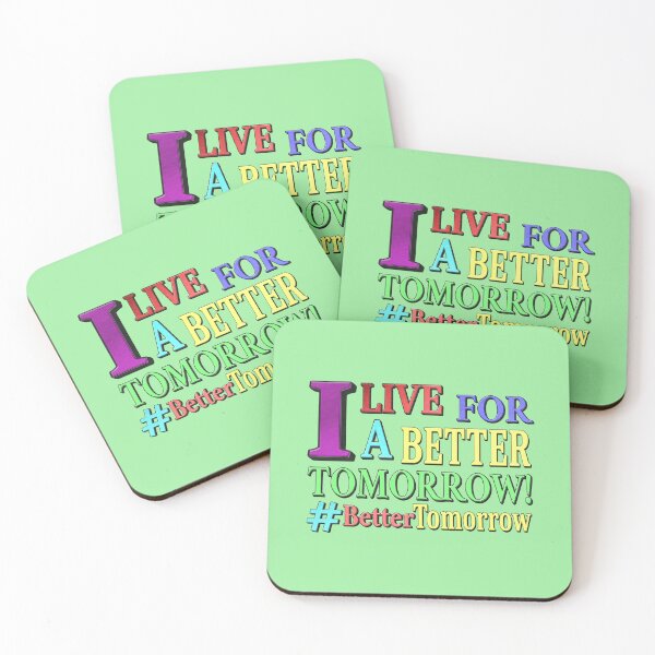 Item preview,  "BETTER TOMORROW" Cute Design. Buy Now designed and sold by Health And Fitness Posts e-Store.