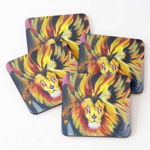 Item preview, Lion, fire lion designed and sold by SavageLegion.