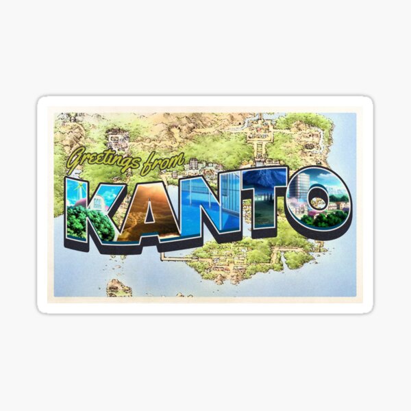 Item preview, Greetings from Kanto designed and sold by heyoomimi.