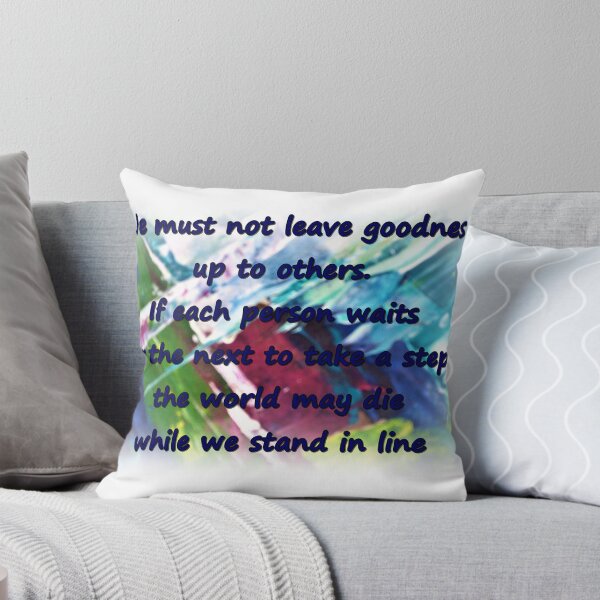 Item preview, we must not leave goodnes up to others if each person waits, incriptions, interesting text, writing letters designed and sold by NessArtByEwa.