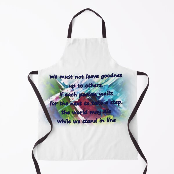 Item preview, we must not leave goodnes up to others if each person waits, incriptions, interesting text, writing letters designed and sold by NessArtByEwa.