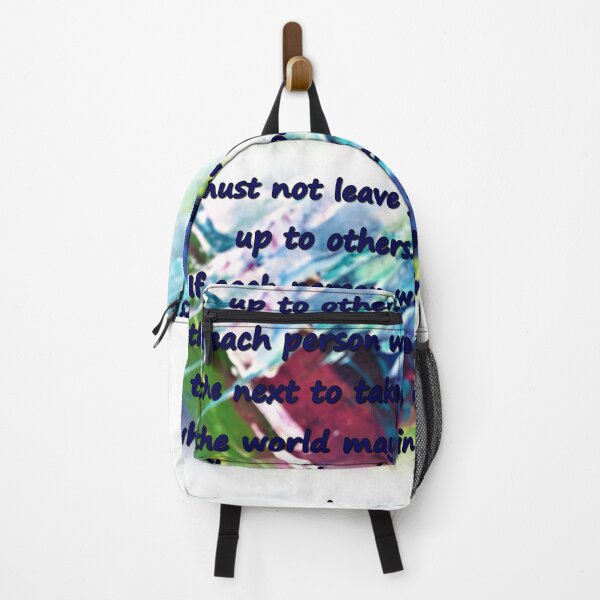 Item preview, we must not leave goodnes up to others if each person waits, incriptions, interesting text, writing letters designed and sold by NessArtByEwa.
