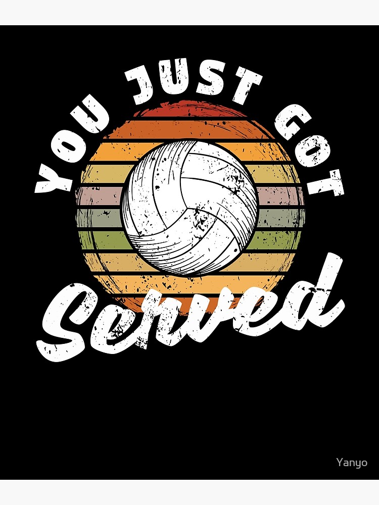 "Volleyball Funny beach volleyball player" Poster for Sale by Yanyo