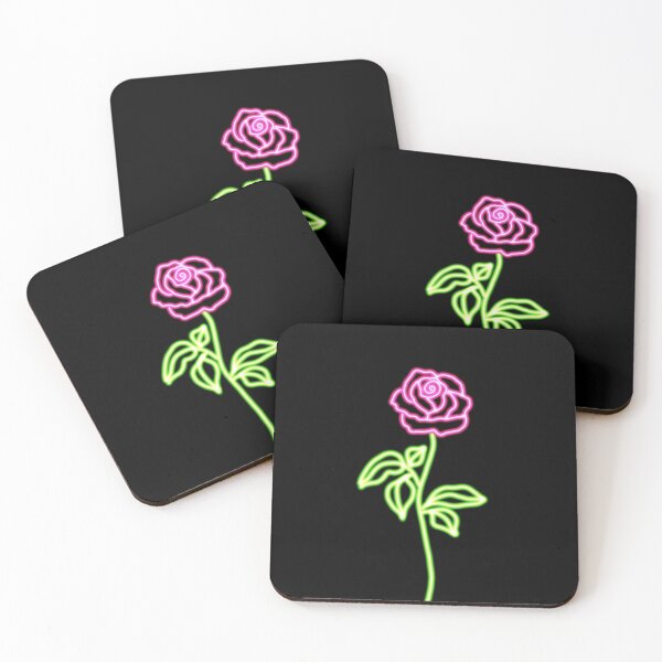 Aperçu de l'œuvre Rose fluo rose créée et vendue par thesnowwhyte.