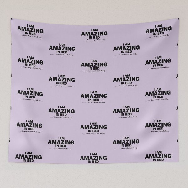 Item preview, I AM AMAZING IN BED (Black) - Graphic Shirt designed and sold by Remijuice.