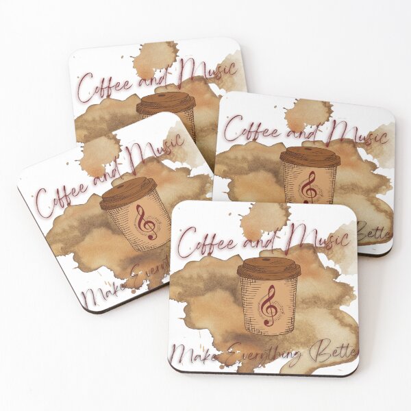 Item preview, Coffee and Music Make Everything Better designed and sold by zohirkk.