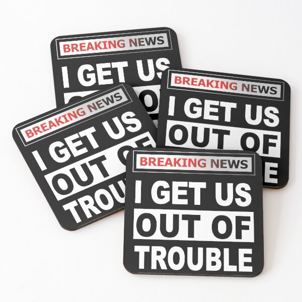 Item preview,  I Get Us Out Of Trouble, Funny Matching Sibling Best Friend  designed and sold by SaliDesigner.