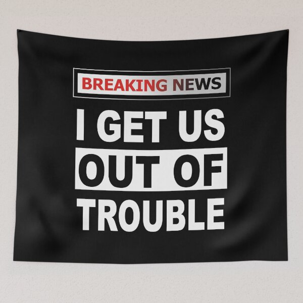 Item preview,  I Get Us Out Of Trouble, Funny Matching Sibling Best Friend  designed and sold by SaliDesigner.