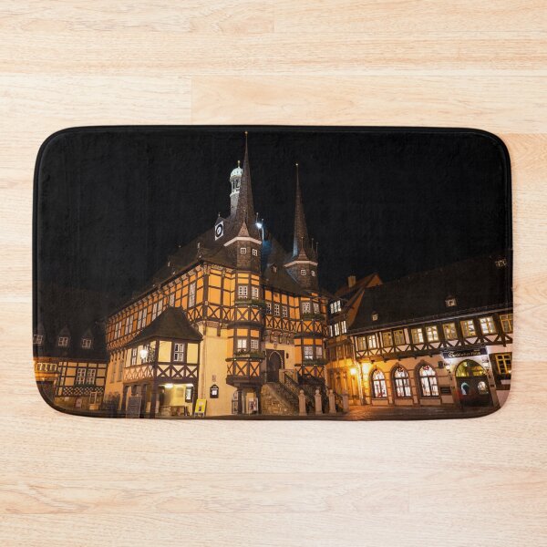 Item preview, Wernigerode Rathaus bei Nacht designed and sold by hawkie.