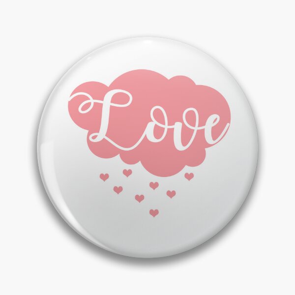 Item preview, Love Cloud with Hearts // Coral designed and sold by Adidit.