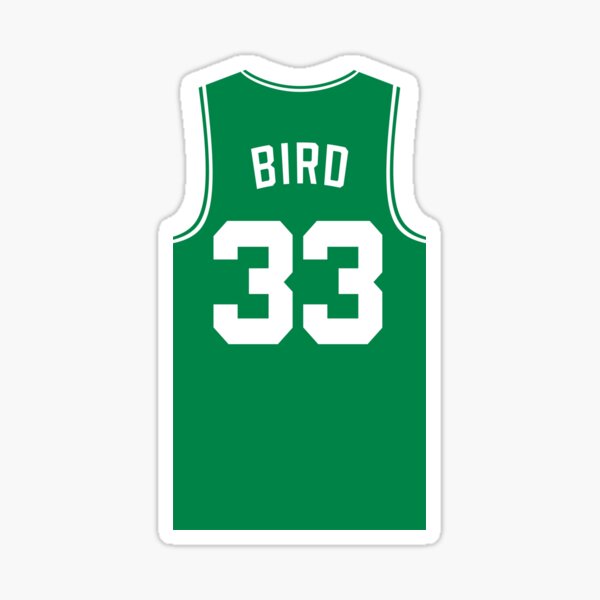 Larry Bird - Boston Celtics Road Green Sticker for Sale by On Target  Sports