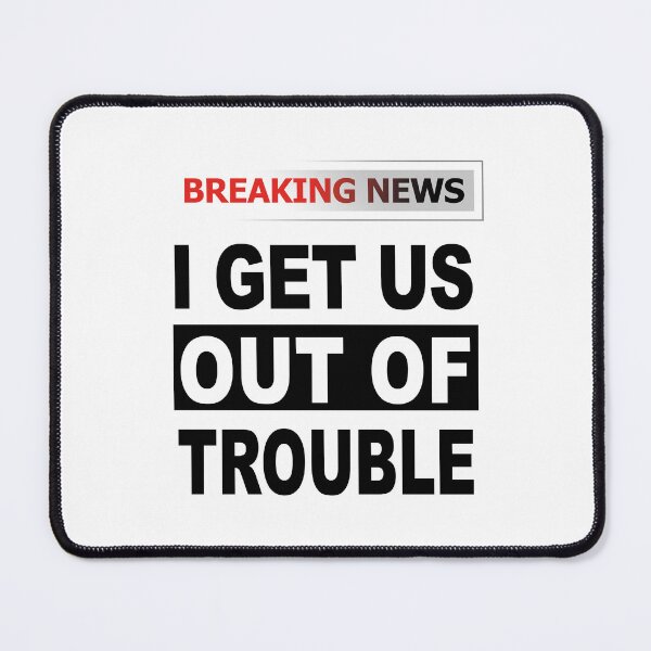 Item preview, I Get Us Out Of Trouble, Funny Matching Sibling Best Friend  designed and sold by SaliDesigner.