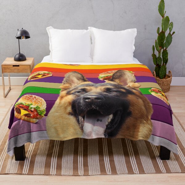 Item preview, German shepherd and burgers, German shepherd collage art designed and sold by avit1.