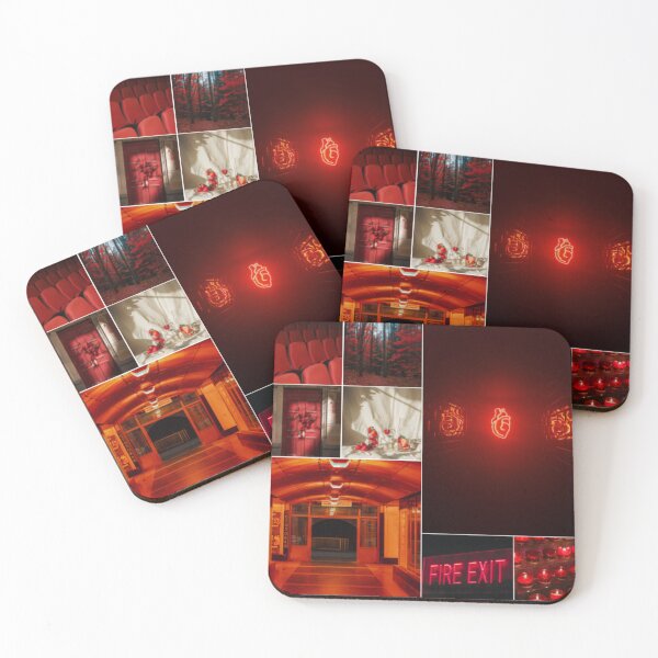 Item preview, Red and Black Aesthetic Collage designed and sold by Mushroom-Gorge.