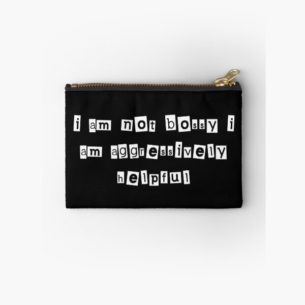 Item preview, i am not bossy i am aggressively helpful - funny bossy humor -  i am aggressively helpful designed and sold by ZAKARIA-TCH.