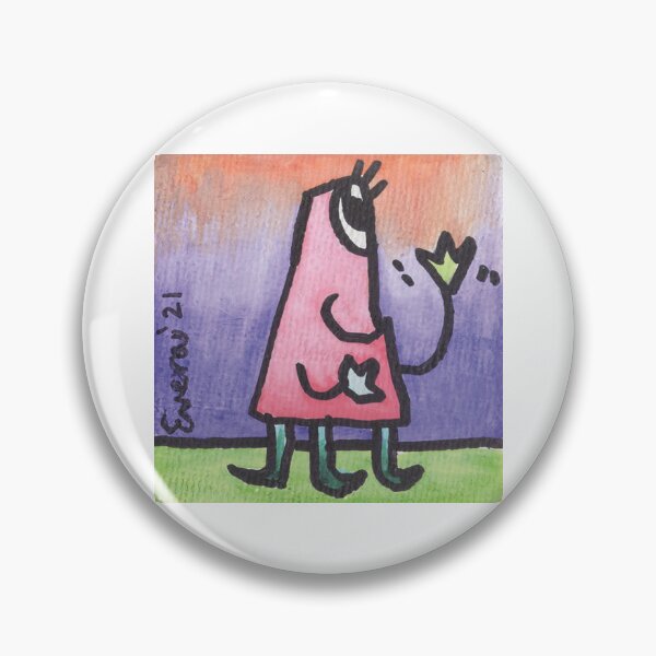 Item preview, Pink Metronome Critter with Teal Legs designed and sold by everalovelace.