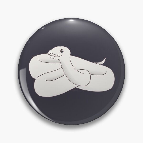 Item preview, Blue-Eyed Leucistic Ball Python Illustration designed and sold by anacecilia.