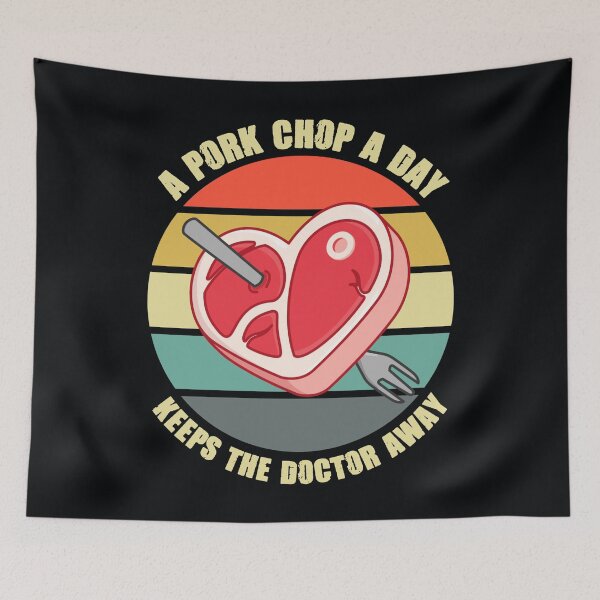Item preview, A pork chop a day keeps the doctor away designed and sold by SidTastic .