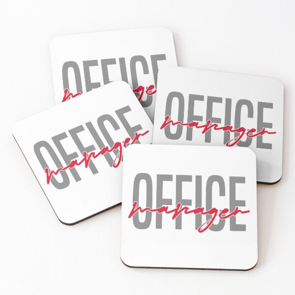 Item preview, Office Manager - Cool Design In Gray And Red - Cute Gift For Office Managers designed and sold by TiiNGA.