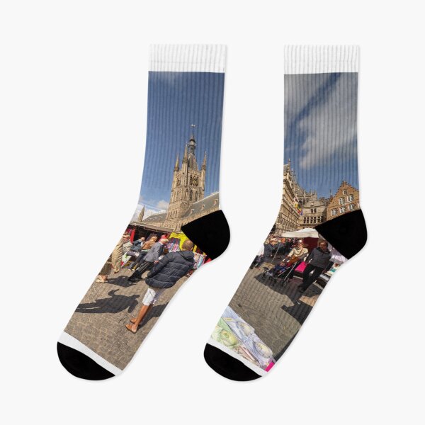 Item preview, Market Day at Ypres  designed and sold by hawkie.